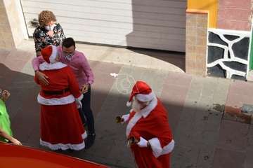 Presentación del proyecto 'Telde en Navidad' con presencia de Papá Noel y su esposa/TA.